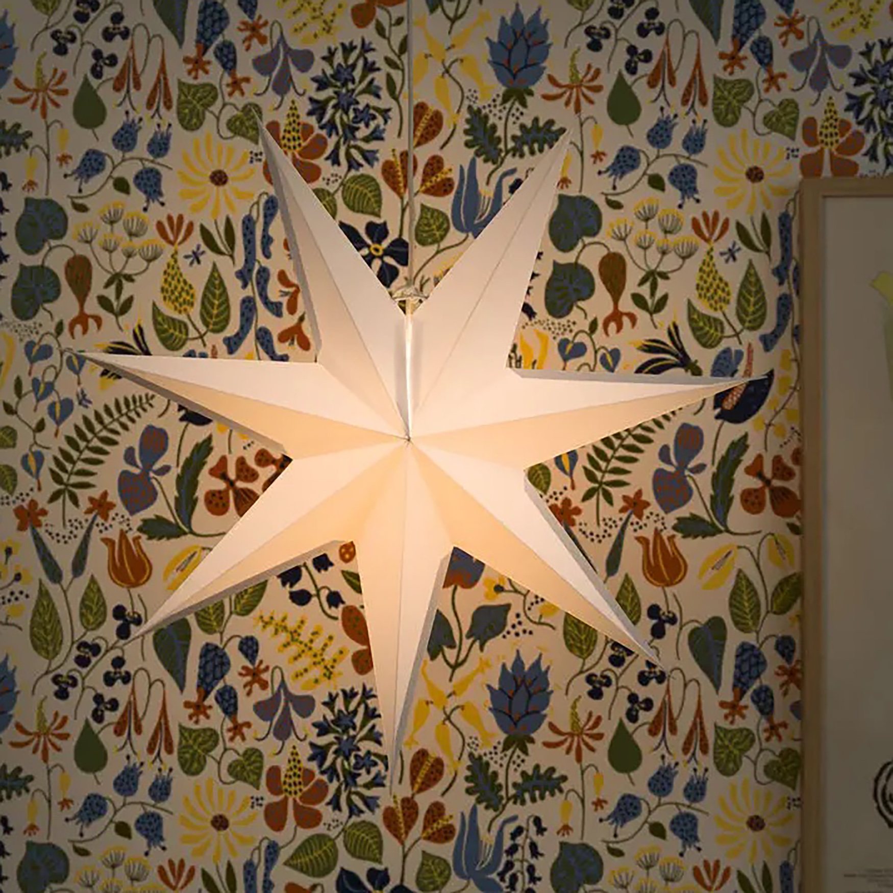 Konstsmide Lumières de Noël - papier 7 étoiles - ,5 x - blanc