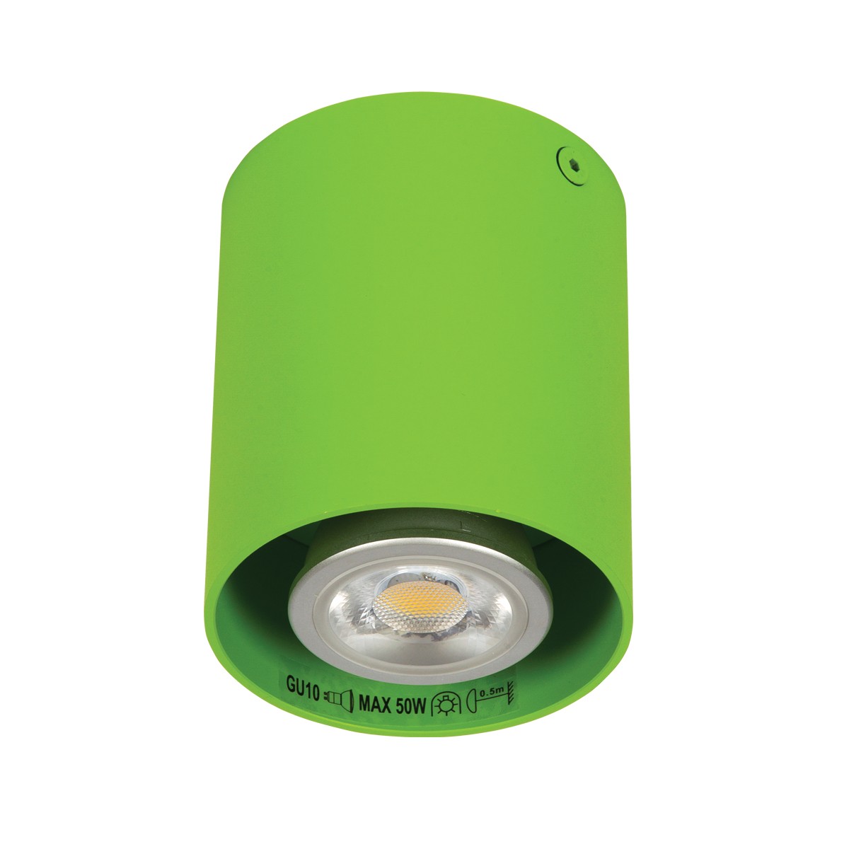 VK Lighting Simio - Spot en saillie - Ø ,5 cm - vert