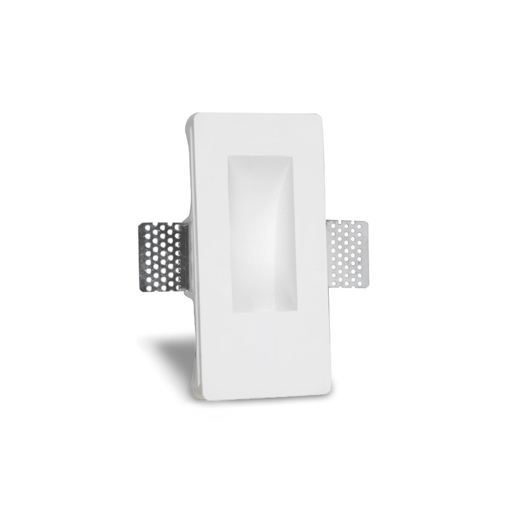 Artdelight Pires - Applique encastrée - ,8 x 16,5 cm - 2W LED inclus - blanc