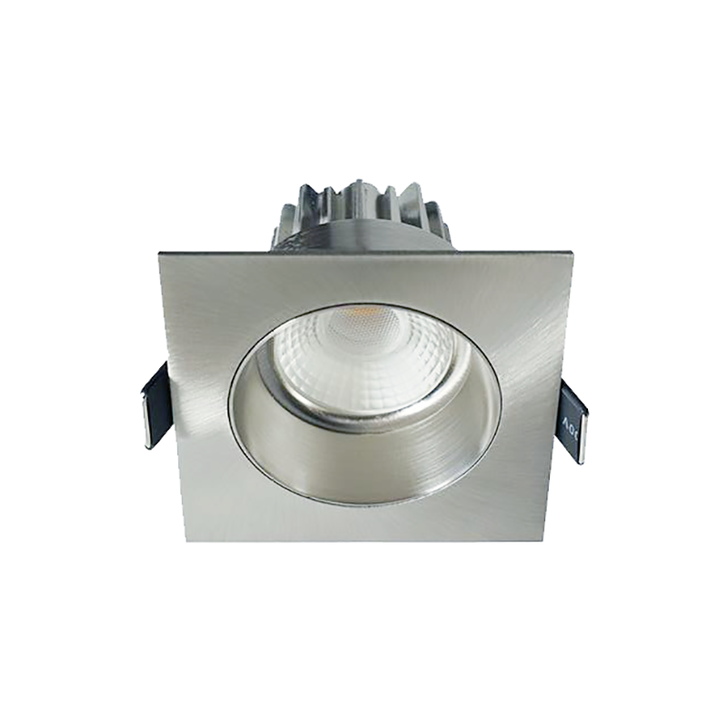 Artdelight Venice 2708 - spot encastrable - mm, Ø 68 mm encastrable - 8W LED dimmable inclus - IP44 - acier mat