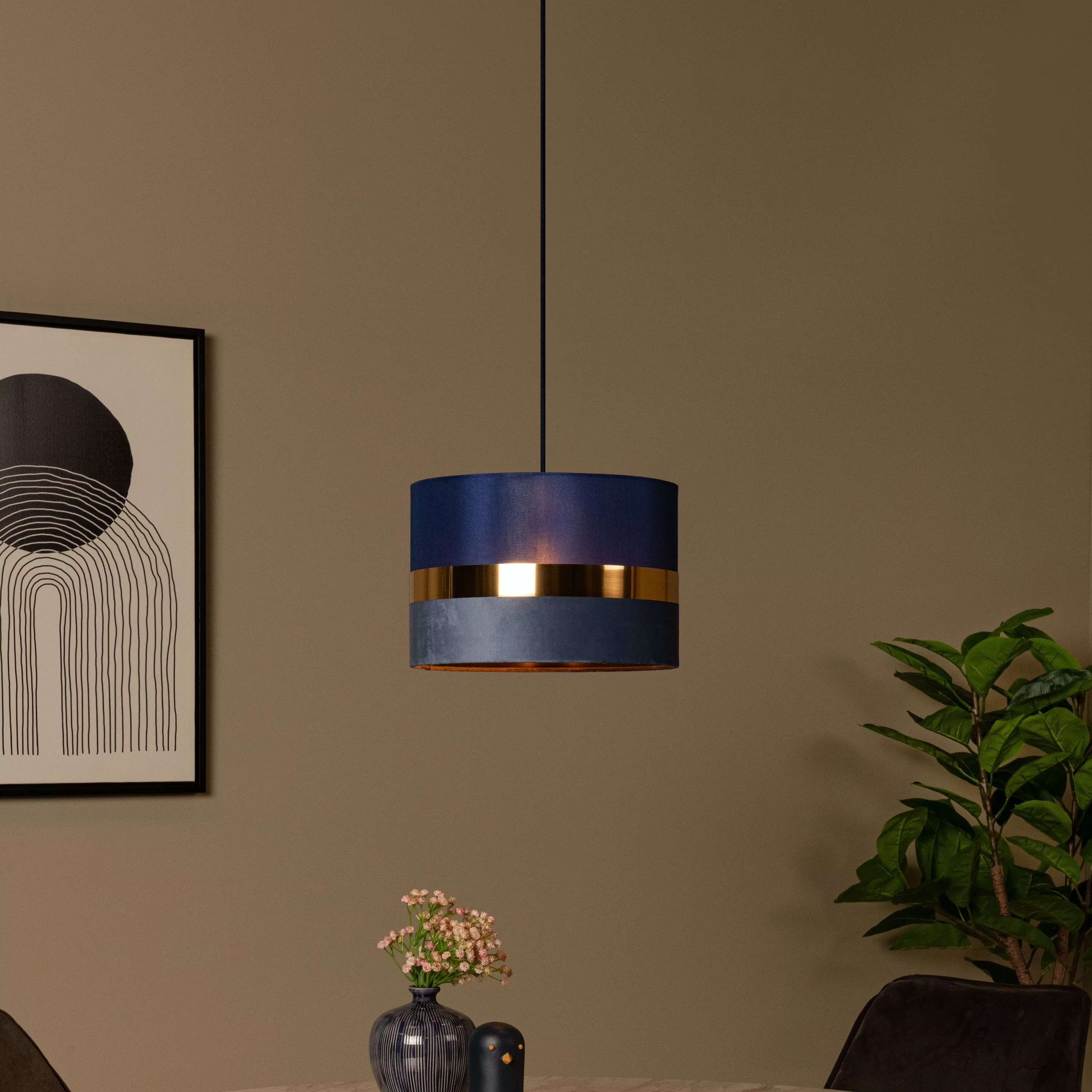 Lucide Extravaganza Tusse - lampe suspendue - Ø ,5 cm - bleu