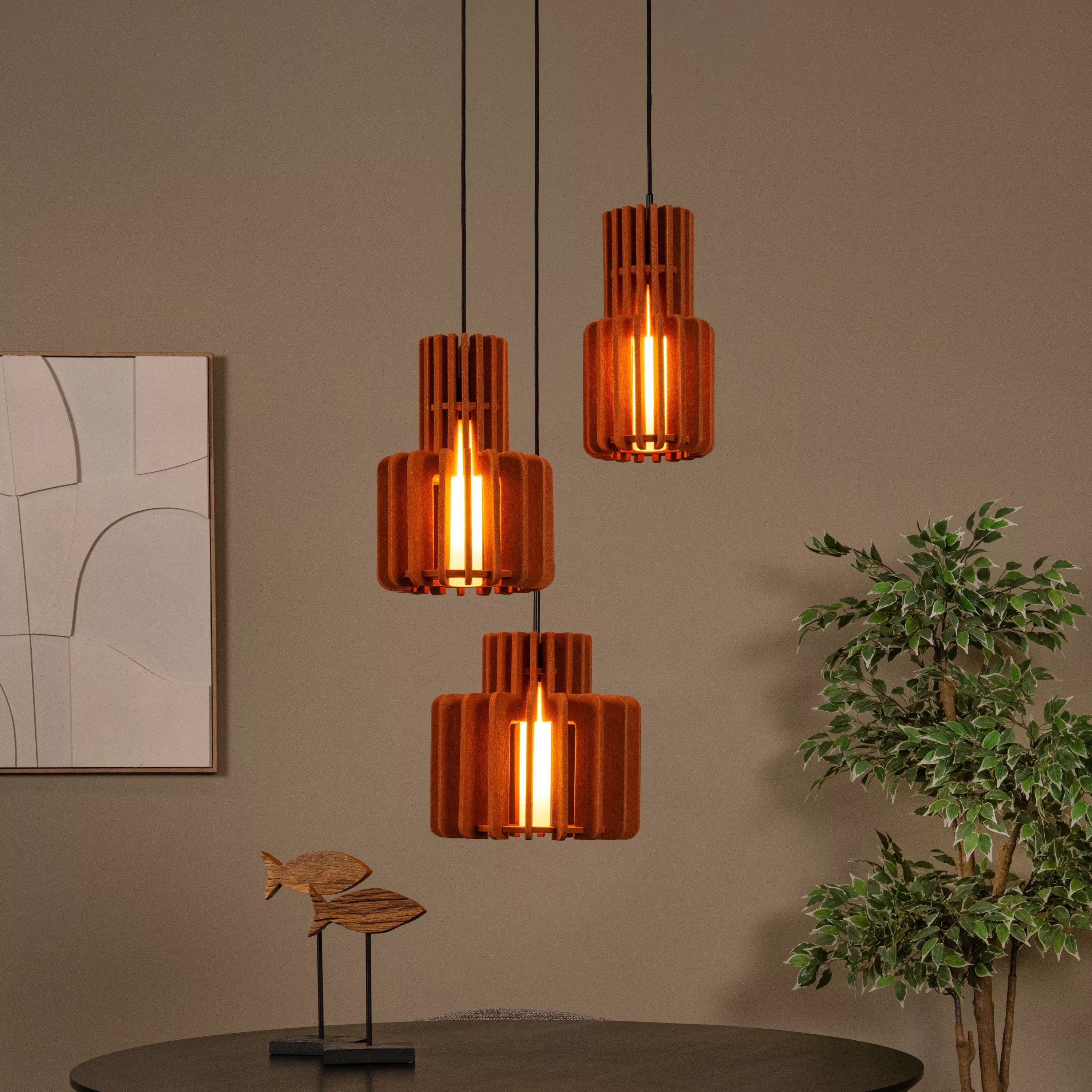 Lucide Rollo - lampe suspendue - Ø cm - terre cuite — vue 4