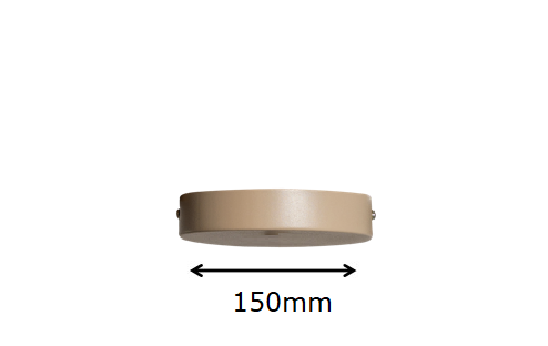 Plafonnier ETH extensible jusqu’à 3 points lumineux - Ø 15 x 2,5 cm - sable