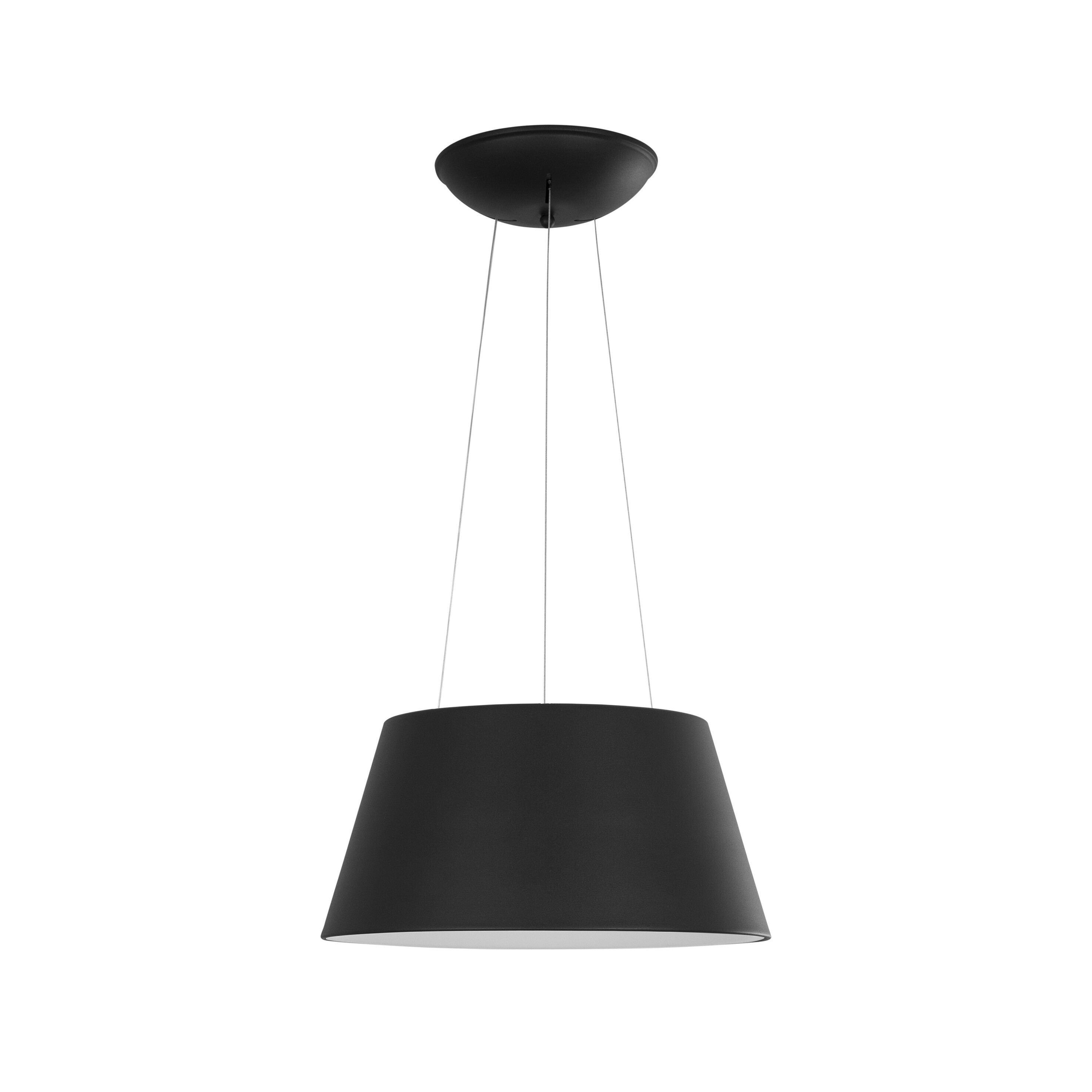 Nova Luce Volcano - lampe suspendue - Ø cm - 33W LED inclus - noir sable