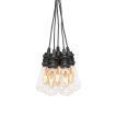 Konstsmide - cordon lumineux décoratif avec fonction variateur - kit de démarrage - longueur 9,15 mètres plus cordon 10,85 mètres - 10 ampoules LED remplaçables incluses - 7W - IP44 - noir