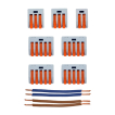 wago kit de connexion pour plaque de plafond avec 8 points lumineux