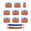 wago kit de connexion pour plaque de plafond avec 12 points lumineux