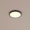 Nordlux Oja Smart - plafonnier - Ø 29 x 2,3 cm - 15W - fonction de gradation via app - 2700-6500K - noir