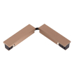 Lucide Linial - système de rail magnétique - connecteur électrique flexible - champagne