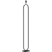 Searchlight - base de lampadaire - 30 x 15 x 142 cm - noir mat