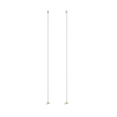 Lucide Linial - système de rails magnétiques - kit câble de suspension - 5 x 1,4 x 200 cm - champagne