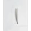 Nova Luce Cirocco - applique encastrée - 24 x 11 cm - 1W LED inclus - crépi blanc