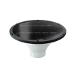 Century Italia Sunny Solare - source de lumière solaire pour les accessoires Sunny Solare - Ø 20,5 x 10,6 cm - 2W LED inclus - IP65 - noir et blanc