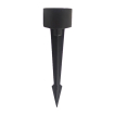 Century Italia Sunny - spot au sol sur piquet excl. lampe Sunny - Ø 6,5 x 24,5 cm - IP65 - noir