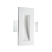 Nova Luce Eurona - applique encastrée - 24,5 x 10,8 cm - 1W LED inclus - crépi blanc