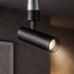 Nova Luce Imagine - spot en saillie - Ø 4 x 11 cm - 6W LED incl. - noir