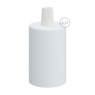 Creative Cables - Raccord E27 avec porte-câble conique en plastique - Ø 4,2 x 6,2 cm - blanc