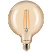 Century Italia Lampe à filament LED - Ø 12,5 x 17 cm - E27 - 11W dimmable - 2200K - ambre