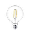 Century Italia Lampe à filament LED - Ø 9,5 x 14 cm - E27 - 8W non-dimmersible - 2700K - transparent