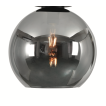 Artdelight Marino - abat-jour en verre - Ø 25 cm - titan
