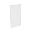 Nova Luce - profilé d'éclairage linéaire - embout - cadre en aluminium blanc