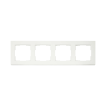 Ion Industries V1 - cadre de couverture quadruple - blanc mat