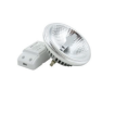 Artdelight Projecteur LED avec driver - Ø 11,1 x 7 cm - angle de rayonnement de 35° - G53 - AR111 - 15W dim to warm led - 3000K to 2200K - gris