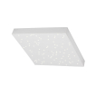 Nova Luce Cielo - plafonnier - 30 x 30 x 4 cm - 8W LED dimmable inclus - blanc