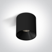 ONE Light Wall & Ceiling LED - spot en saillie 1L - Ø 8 x 8,5 cm - 10W LED inclus - noir