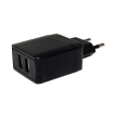 MPL double prise USB - 5Vdc - noir