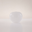 Artdelight Windsor - abat-jour en verre - Ø 24 x 19,5 cm - blanc