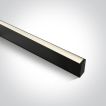ONE Light LED Linear Profiles - plafonnier/ suspensions - 120 x 7 x 3,5 cm - intensité lumineuse réglable 20W/30W/40W LED inclus - noir - couleur de lumière réglable