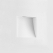 Nova Luce Cirocco - applique encastrée - 17 x 14 cm - 1W LED inclus - crépi blanc