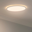 Nordlux Oja - plafonnier - Ø 42,4 x 2,3 cm - 24W LED inclus (3000K/4000K) - IP54 - blanc