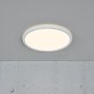 Nordlux Oja - plafonnier - Ø 29,4 x 2,3 cm - 3 niveaux de gradation (3000K-4000K) - 18W LED inclus - blanc