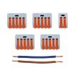wago kit de connexion pour plaque de plafond avec 7 points lumineux