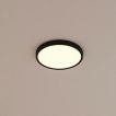 Nordlux Oja Smart - plafonnier - Ø 29 x 2,3 cm - 15W - fonction de gradation via app - 2700-6500K - noir