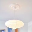 Nordlux Villo - abat-jour en papier sans suspension - Ø 60 x 24 cm - blanc