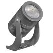 Century Italia Blaze - spot au sol - 12,4 x 8 x 14,7 cm - 14W LED inclus - IP67 - gris - couleur de lumière blanc chaud