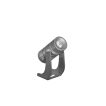Century Italia Blaze - spot au sol - 7,3 x 2,7 x 8,7 cm - 3W LED inclus - IP67 - gris - couleur de lumière blanc chaud