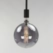 Vico Lampe à filament LED dimmable - Ø 20 x 28 cm - E27 - 8W - 2700K - gris