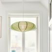 Nordlux Villo - abat-jour en papier sans suspension - Ø 60 x 24 cm - vert
