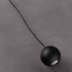 Nova Luce Imagine - lampe suspendue - Ø 5 x 120 cm - 6W LED incl. - noir