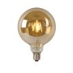 Lucide Lampe à incandescence LED - Ø 12,5 x 17,5 cm - E27 - 8W dimmable - 2700K - ambre