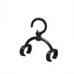 Konstsmide - crochets de suspension pour guirlande lumineuse pour 2392 - 20 pièces - IP44 - noir