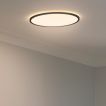 Nordlux Oja - plafonnier - Ø 42,4 x 2,3 cm - 19W LED inclus (3000K/4000K) - noir