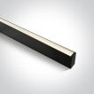 ONE Light LED Linear Profiles - plafonnier/ suspensions - 120 x 7 x 3,5 cm - intensité lumineuse réglable 20W/30W/40W LED inclus - noir - couleur de lumière réglable