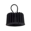 Nova Luce Cob - Module LED - Ø 6,3 x 3,8 cm - 10W LED inclus non-dimmersible - IP44 - noir - couleur de lumière blanc chaud