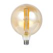 Vico lampe LED à filament - Ø 15 x 16 cm - E27 - 12W dimmable - 2100K - ambré