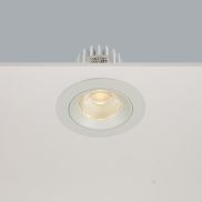 Artdelight Venice 2108 - spot encastré - Ø 80 mm, Ø 68 mm encastré - 8W LED dimmable inclus - IP44 - blanc